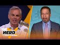 Chris Broussard reacts to LeBron James' three-pointer, talks Steph Curry's future | NBA | THE HERD