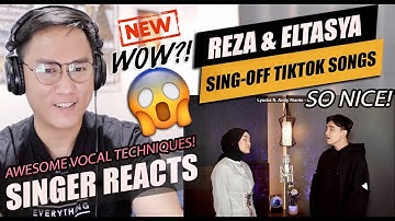 SING-OFF TIKTOK SONGS PART 12 (Dreamers, Made You Look, Sang Dewi) vs @EltasyaNatasha | REACTION