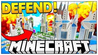*UPDATE* NEW MODDED WEAPONS AND MAPS MINECRAFT MODDED MODERN BASE DEFENSE - OP WEAPONS AND TECH MOD