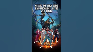 me and the guild doing Raid mechanics in the war within #wow #worldofwarcraft #warcraft