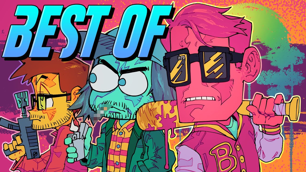 BEST OF HOTLINE MIAMI - SuperMega Compilation - YouTube