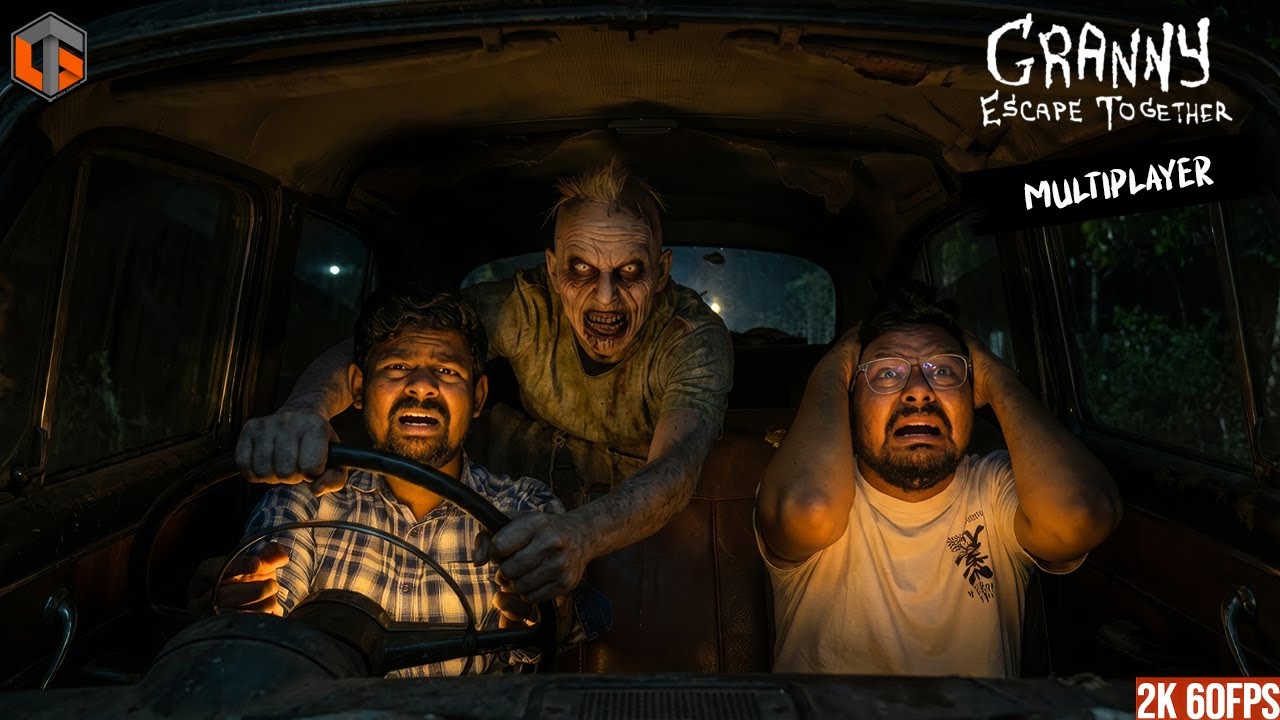 கிழவி கிரானி GRANNY Horror Multiplayer 3 vs 1 Car ✔️ Sewer ✔️ Live Tamil Gaming