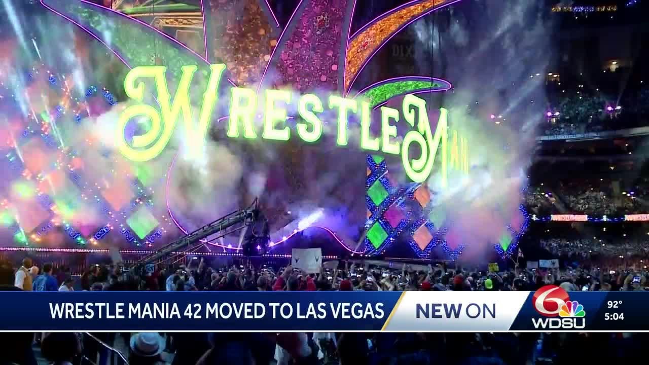 WWE announces Las Vegas as host for WrestleMania 42