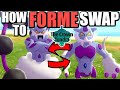 How to CHANGE Forme FIVE Legendary Pokemon in Crown Tundra
