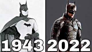 Evolution of Batman in Movies 1943 To 2022 (The Batman)