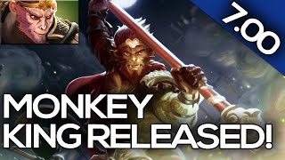 7.00 PATCH UPDATE Dota 2 - MONKEY KING RELEASED! Wealth
