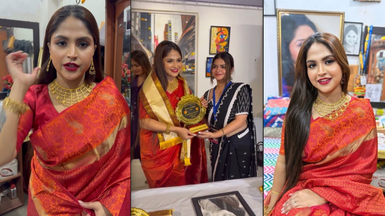 আজ একাডেমী অফ ফাইন আর্টস এ চিত্র প্রদর্শনীর উদ্বোধনে ✨♥