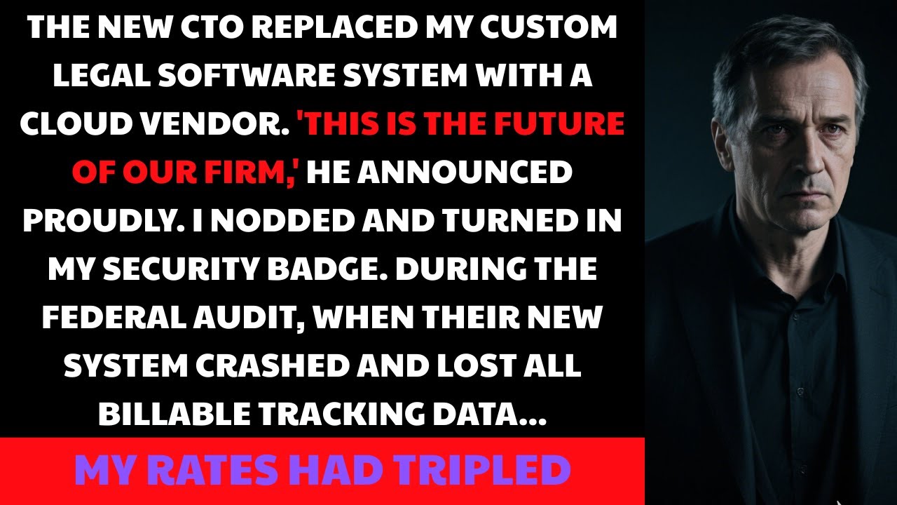 New CTO Scrapped My Software For A "Superior" Cloud Solution. During Their Critical Federal Audit...