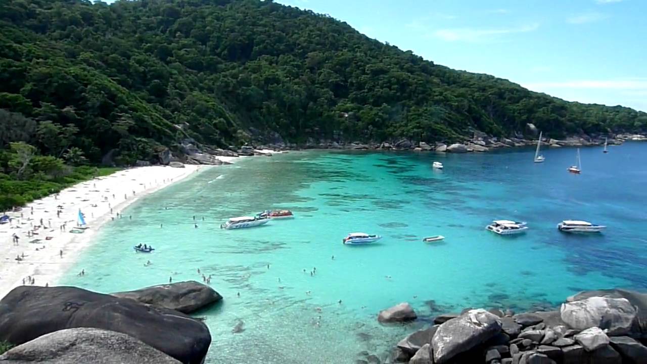 Donald Duck Bay, Similan Islands, Thailand - YouTube