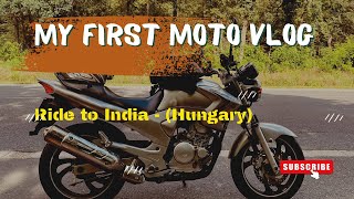 Moto Vlog - Stupa, my first motovlog - Yamaha YBR 250