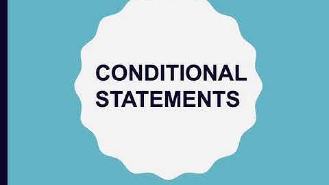 [Mathematics in the Modern World] Conditional Statement