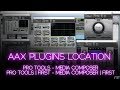 WHERE AAX PLUGINS ARE INSTALLED | PRO TOOLS, MEDIA COMPOSER, AND FIRST