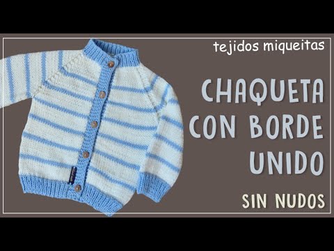 Chaqueta con borde unido (Subtitles available) - YouTube