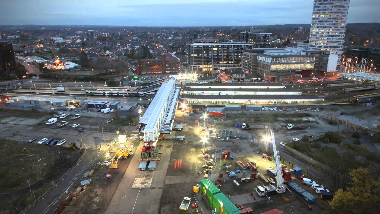 East Croydon Footbridge Placement