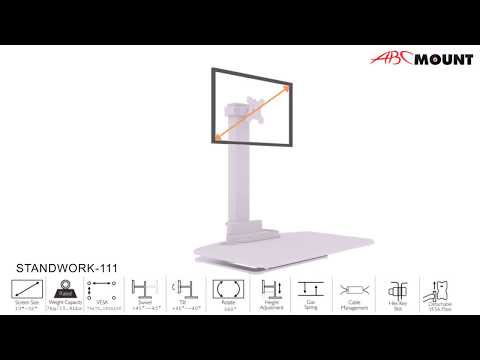 Универсальное рабочее место ABC MOUNT STANDWORK-111