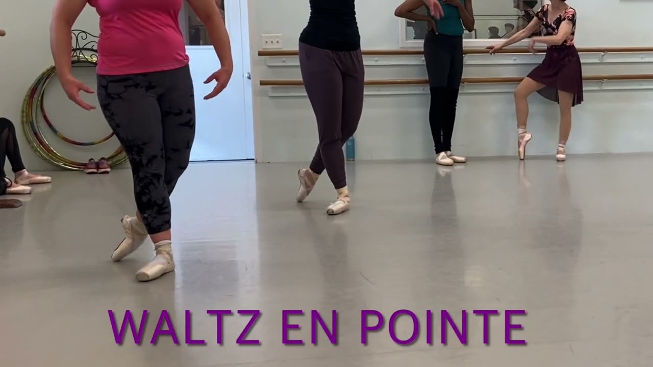 Breaking down waltz turns en pointe 