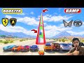 Gta 5 indian cars vs super cars long booster ramp  challange gta 5