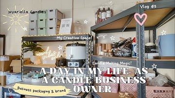 Small Business Vlog | My Workspace, Packaging Reed Diffusers & New Candle Sleeves