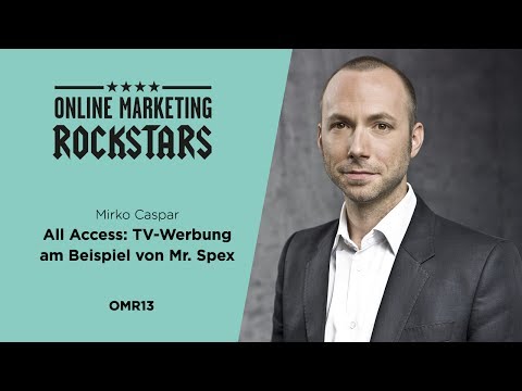 Mirko Caspar, Managing Director, Mr. Spex - Online Marketing Rockstars 2013 | OMR13