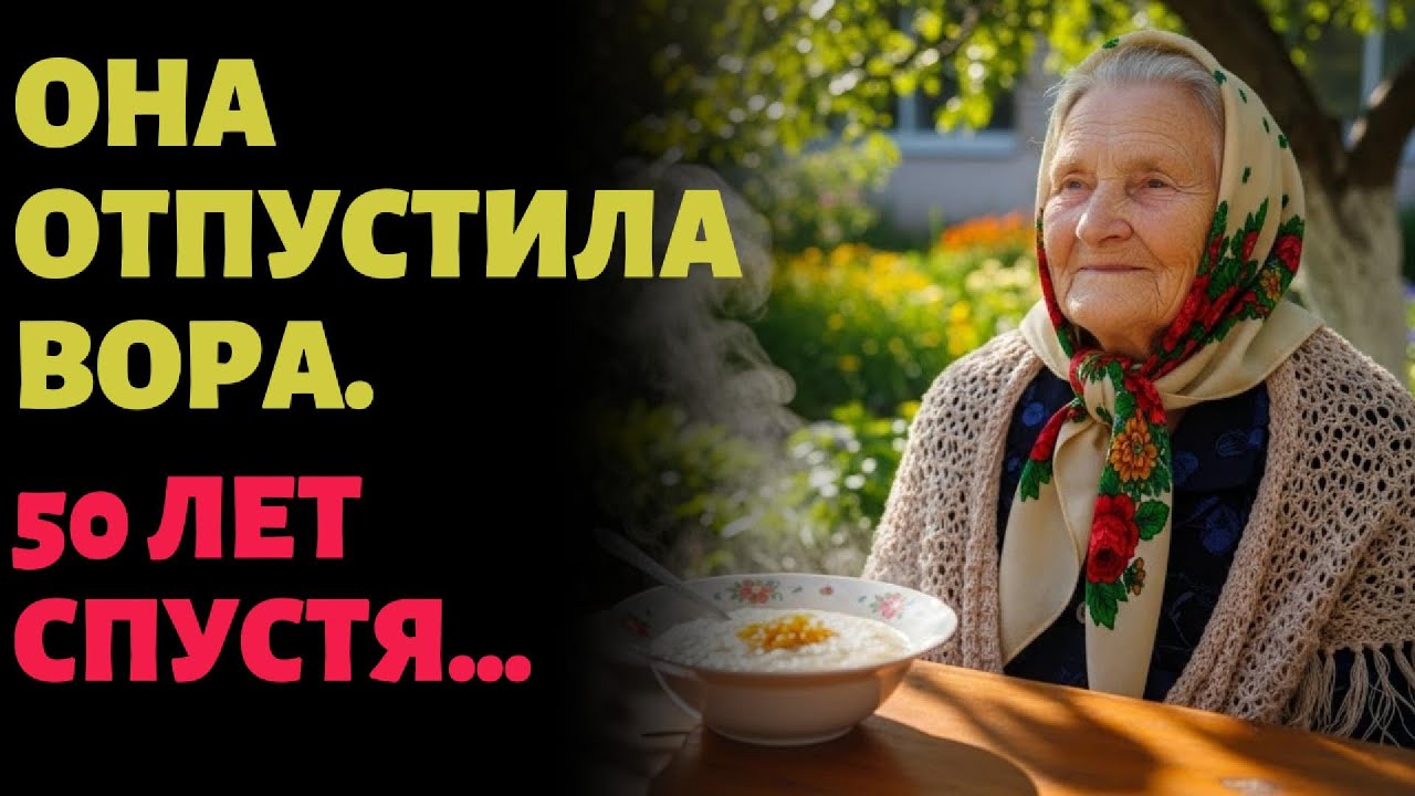 Отпустила голодного вора, а через 50 лет он оплатил все её счета.