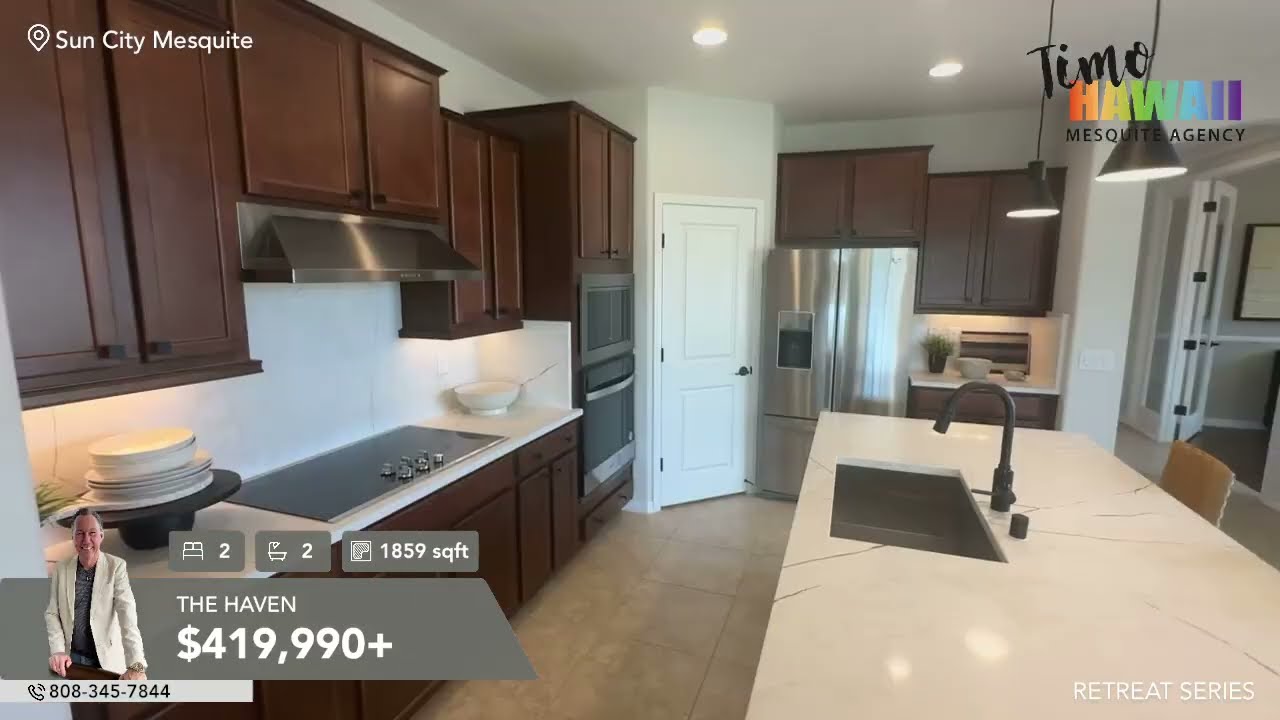 The HAVEN Model Home Tour | Del Webb's Sun City Mesquite, NV | 55+ Community  @TimoHawaiiMesquite ​