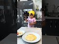 Daddy nailed the flip… now it’s Khepri’s big moment 🥞🔥#pancake #daddyandbabymoments