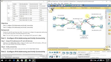 [CCNA S2] 4.1.3.5 Packet Tracer - Configuring IPv4 and IPv6 Interfaces