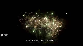 Fajerwerki TXB126 ARKADIA CAKE 49S 1,2'' TRIPLEX