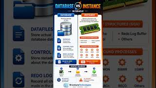 Database vs Instance in Oracle 🔥 Explained Simply!  #databaseconcepts#shortsfeed #education #oracle