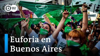 Histórica legalización del aborto en Argentina