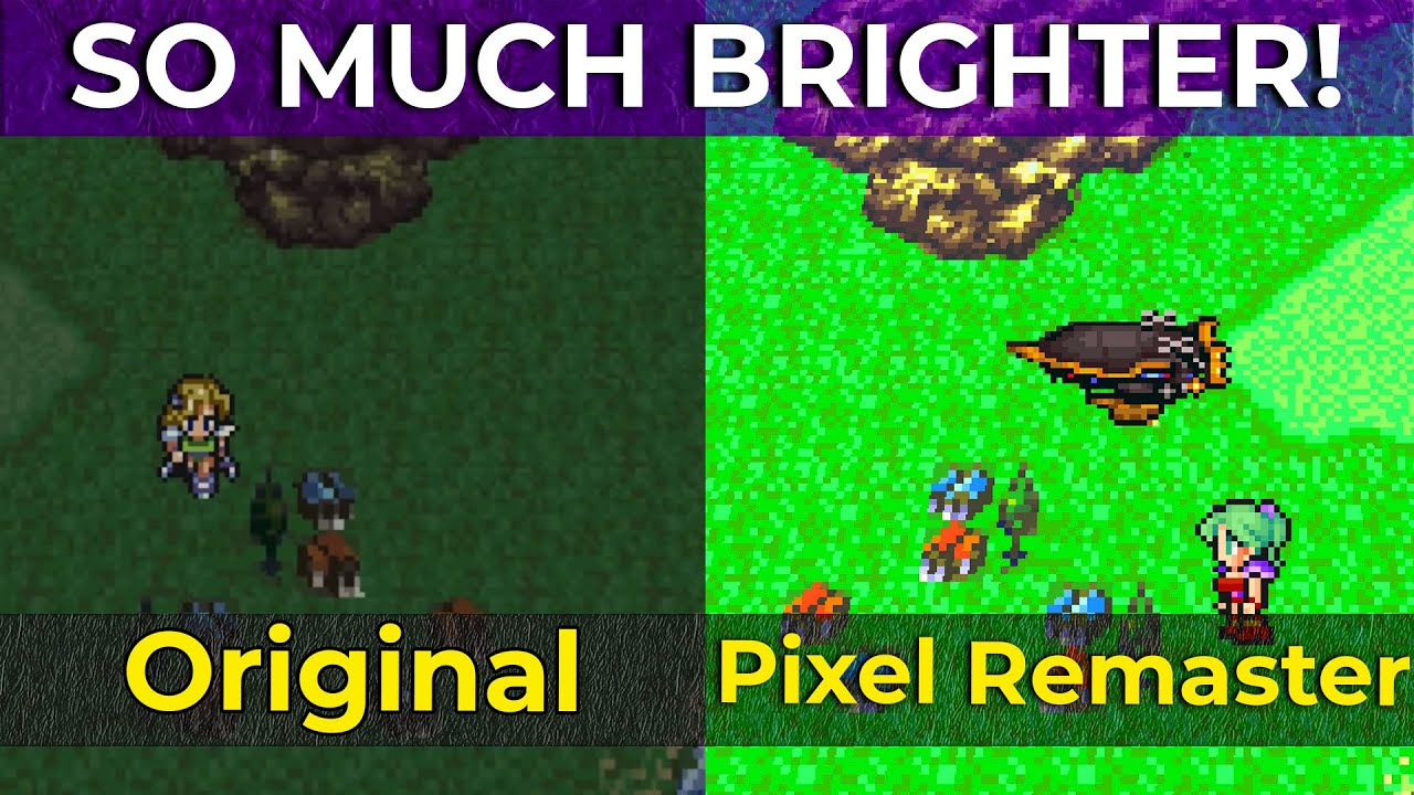 final fantasy v pc  New 2022  FF6 Pixel Remaster New Images COMPARED TO ORIGINAL FINAL FANTASY 6!