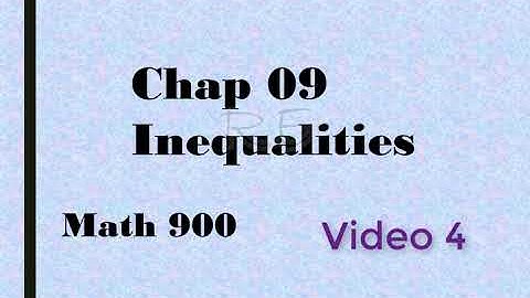 Disjunction - Or Statement - Chap 9a Inequalities Video 4