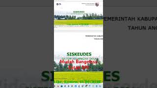 Cetak SPJ siskeudes terbaru