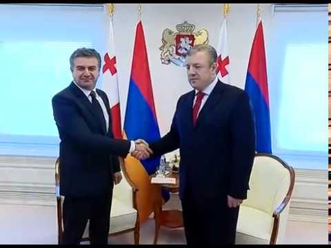 საქართველოსა და სომხეთის პრემიერ-მინისტრების პირისპირ შეხვედრა