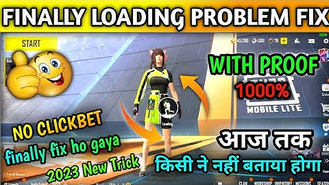 Finally Fix Pubg Lite Loading Problem 😍 | Pubg Lite Loading Problem Fix 2024 | Loading Problem Fix