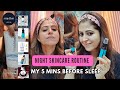 night skin care routine #skincare