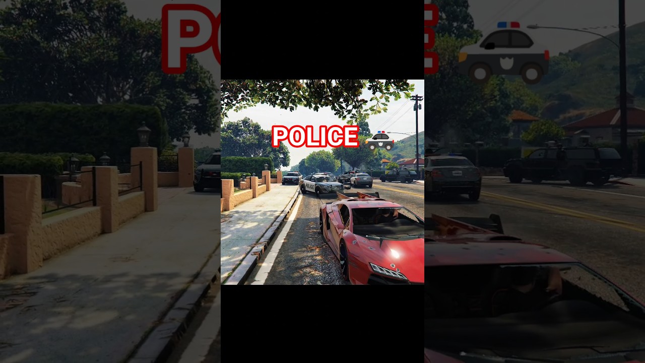 GTA 5 Downtown Police Chase