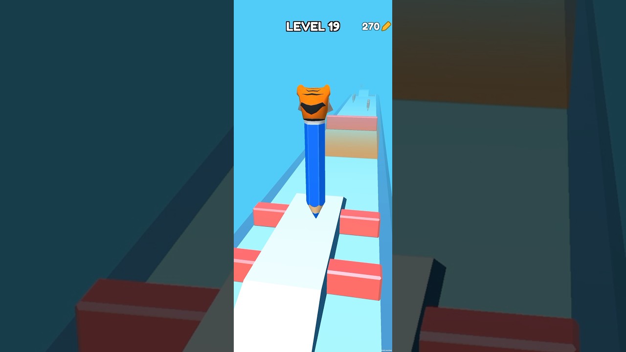 Color Pencil Run - All Levels 19  Gameplay 