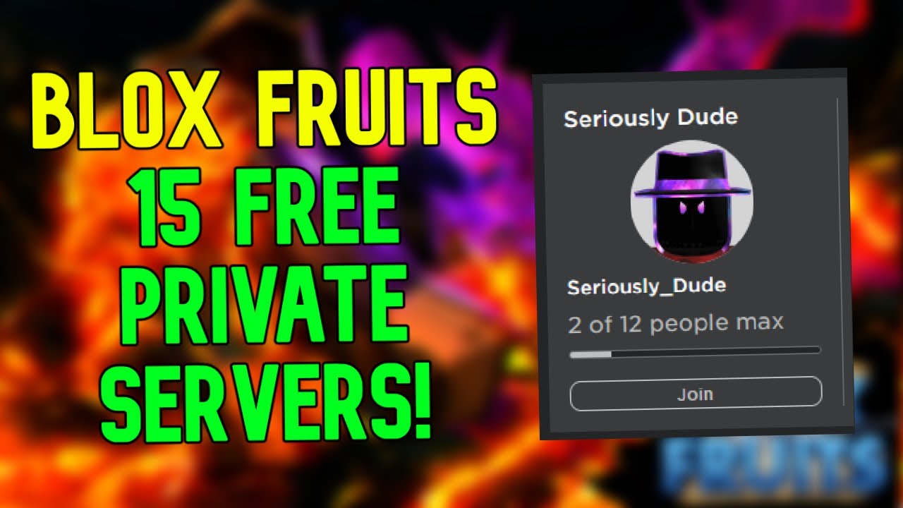 Blox Fruits Private Server Links