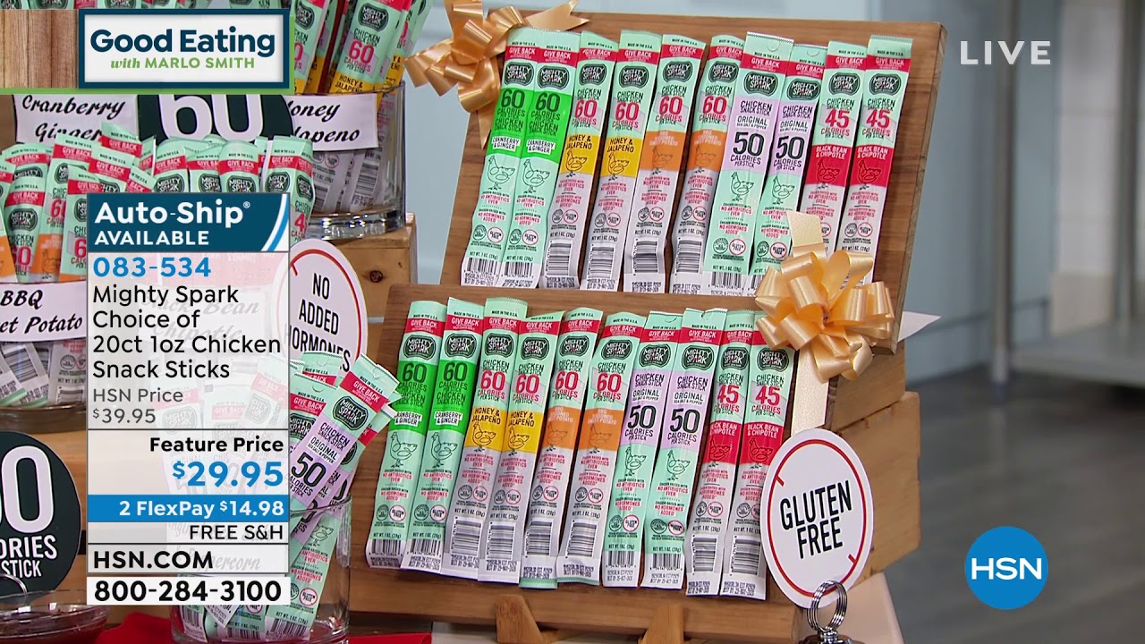 Mighty Spark 20count 1 oz. Original Chicken Snack Sticks