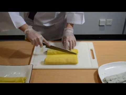 Sushi Egg Sheet Roll (How to roll it version 2)