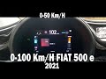 0-100 km/h FIAT 500e Cabriolet 2021