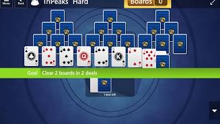 Microsoft Solitaire Collection: TriPeaks - Hard - June 23, 2017
