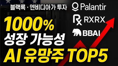 2025년 AI 혁명! 1000% 성장가능성 소프트웨어 유망주 TOP5 (RXRX,IREN 포함)
