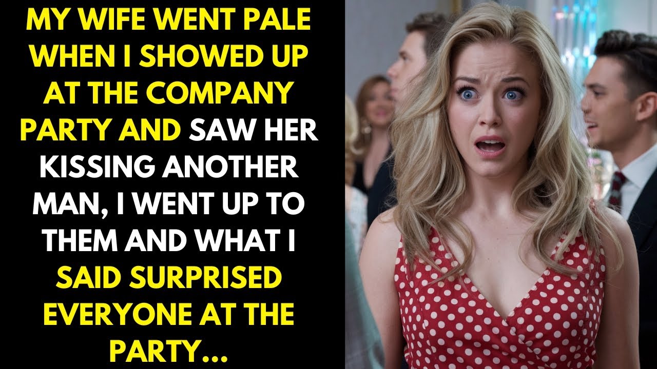 Outline Video My wife went pale when I showed up at the company party and saw her kissing another man...