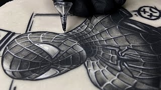 SPIDERMAN Tattoo | Time lapse