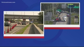 Deadly multi-vehicle crash shuts down part of I-295