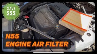 BMW N55 How To Replace Engine Air Filter 535i 2010 - 2016 F10