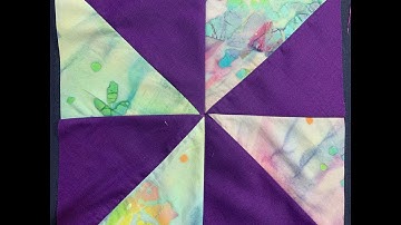 THE QUILTING MARINE - Spinning the Pinwheel (as I call it the Hidden Pinwheel)