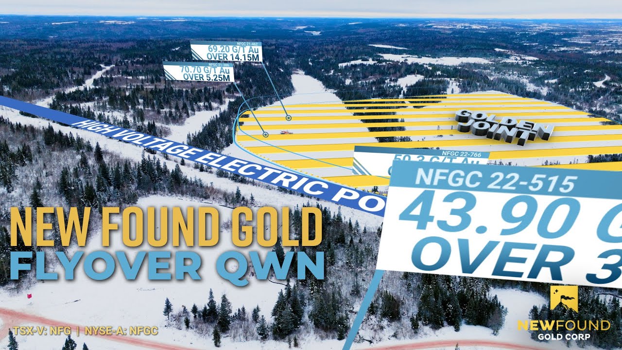 New Found Gold Presents “Flyover of Queensway North’s Appleton Fault” (TSX-V: NFG; NYSE-A: NFGC)